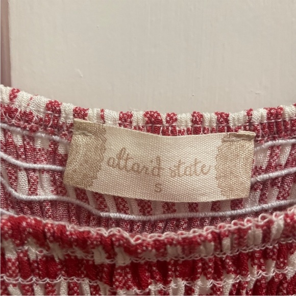 NWT Altar’d State red gingham top - Picture 4 of 4